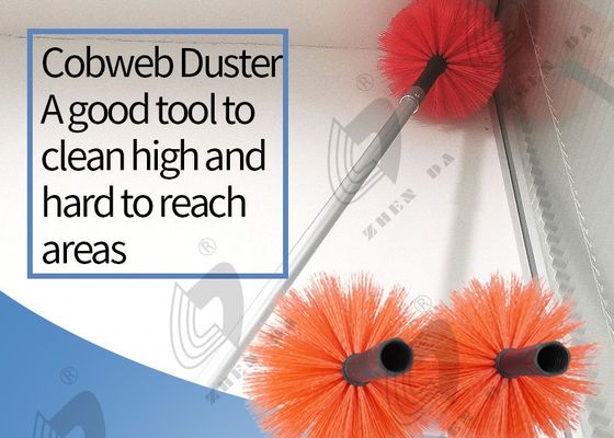 Cobweb Duster ISO9001 High Ceiling Duster PP Cleaning Kit With Telescopic Pole