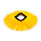 Customized Plastic Material Street Sweeper Brush For Road Cleaning