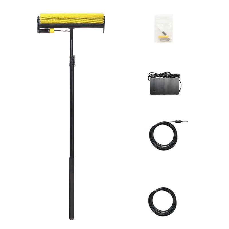 3.5 / 5.5 / 7.5 M Telescopic Role Solar Panel Cleaning Brush For PV Panel