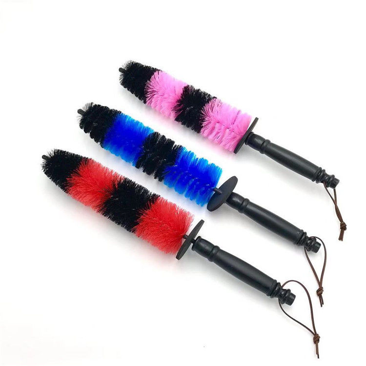 100g Car Wash Wheel Brush 43x6.5cm For Auto Car Tire Wheel Washing